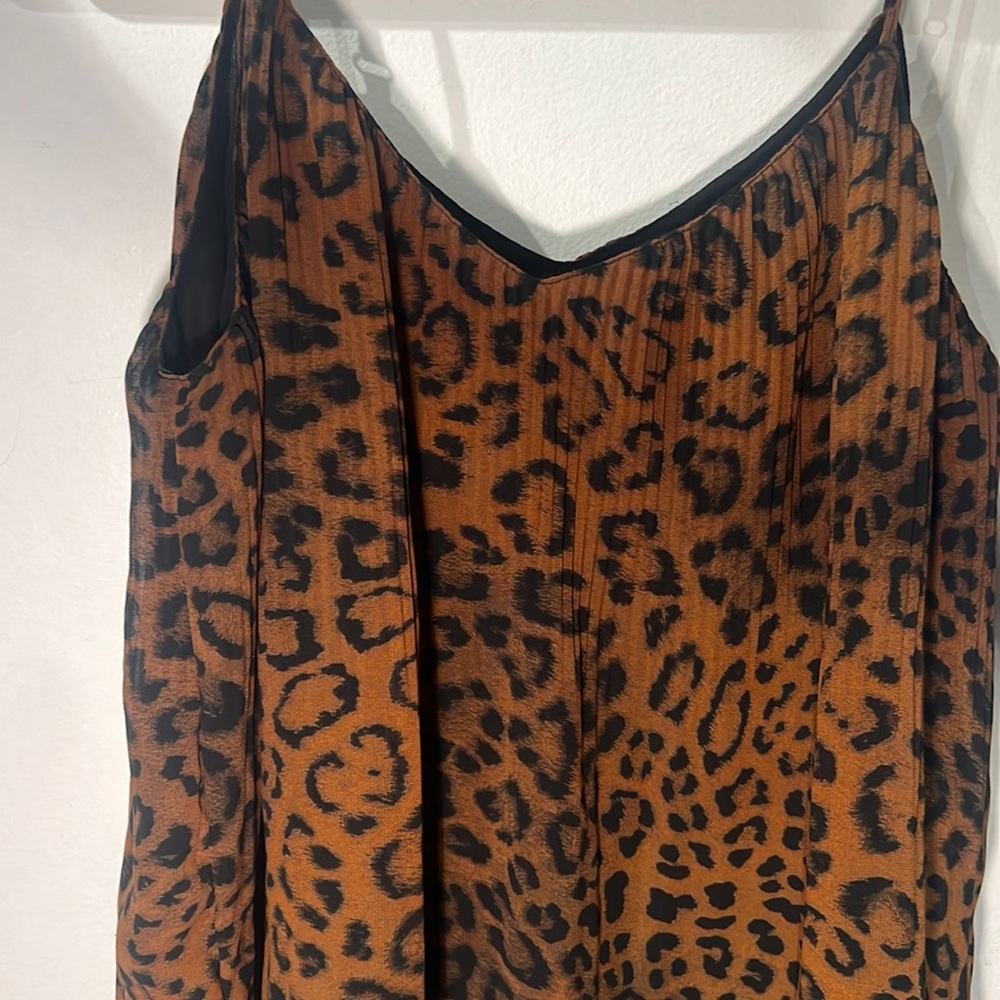 TRF ZARA size xs leopard tank top​